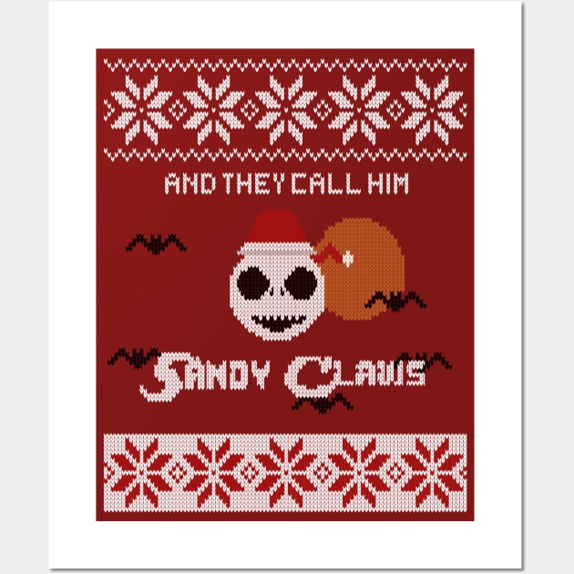 Sandy Claws Wall Art by TeeAgromenaguer